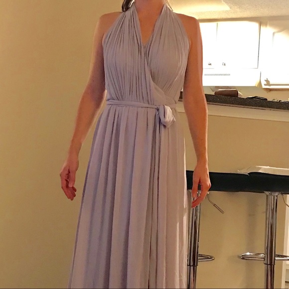 Joanna August Dresses & Skirts - Joanna August silver bells halter wrap dress Joanna August Dresses & Skirts - Joanna August silver bells halter wrap dress